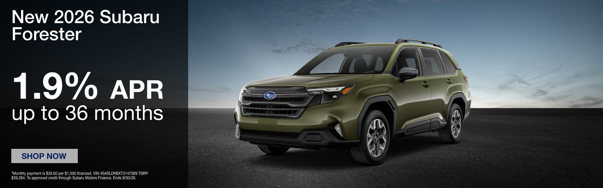 New 2026 Subaru Forester