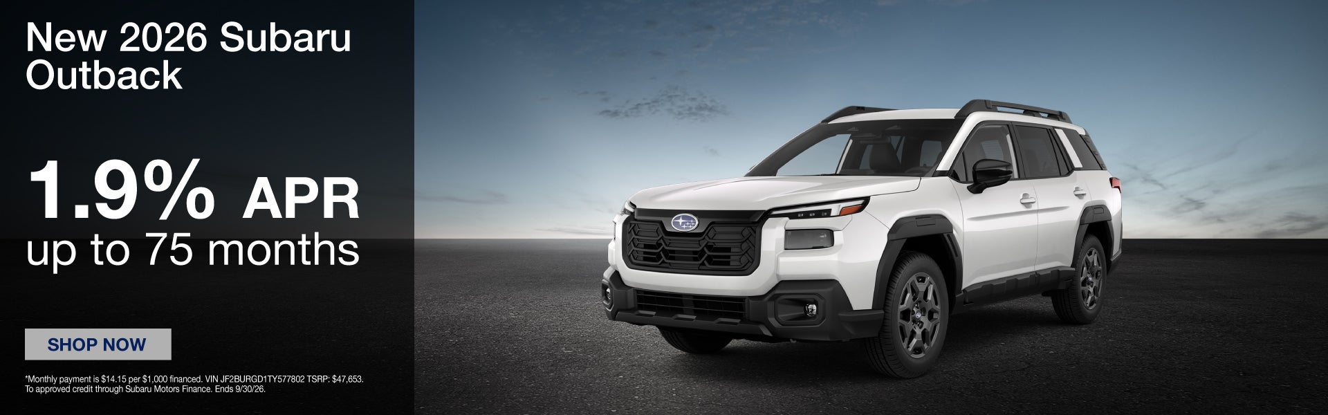 New 2026 Subaru Outback Touring
