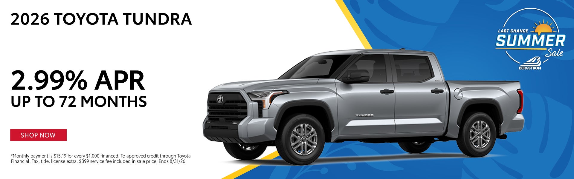 New 2026 Toyota Tundra