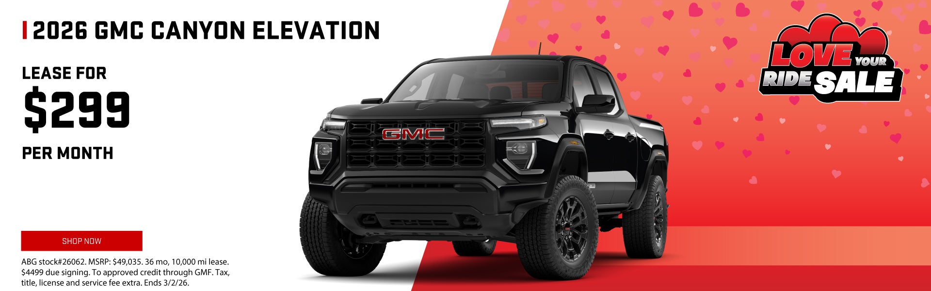 2026 GMC Canyon Elevation