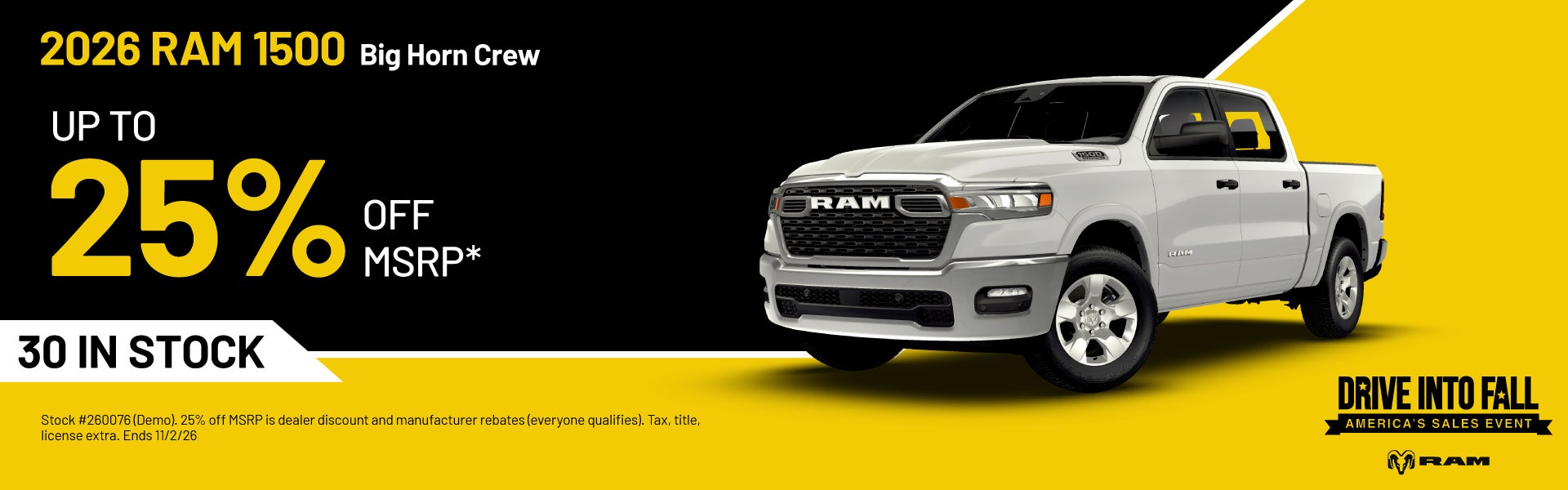 2026 RAM 1500