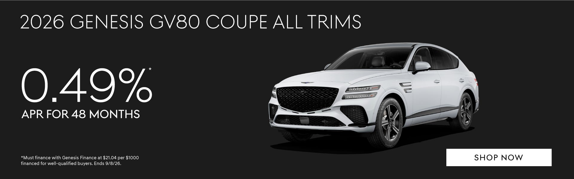 2026 Genesis GV80 Coupe All Trims