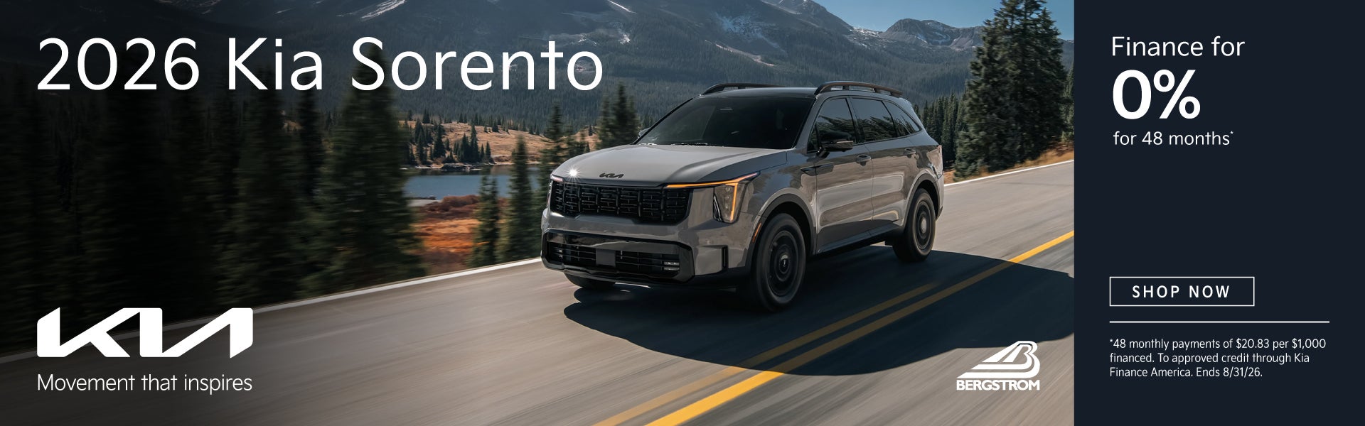 2026 Kia Sorento S AWD