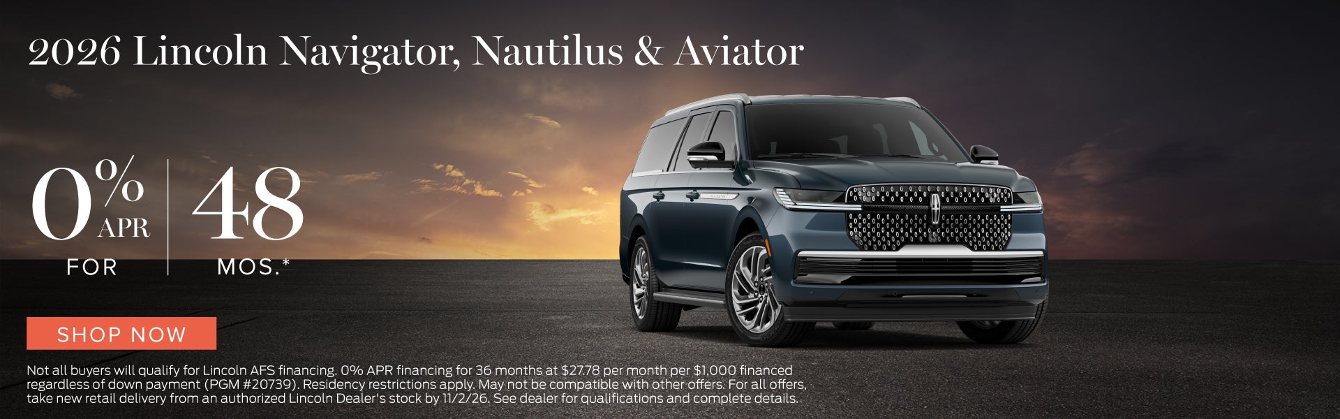2026 Lincoln Navigator, Nautilus & Aviator