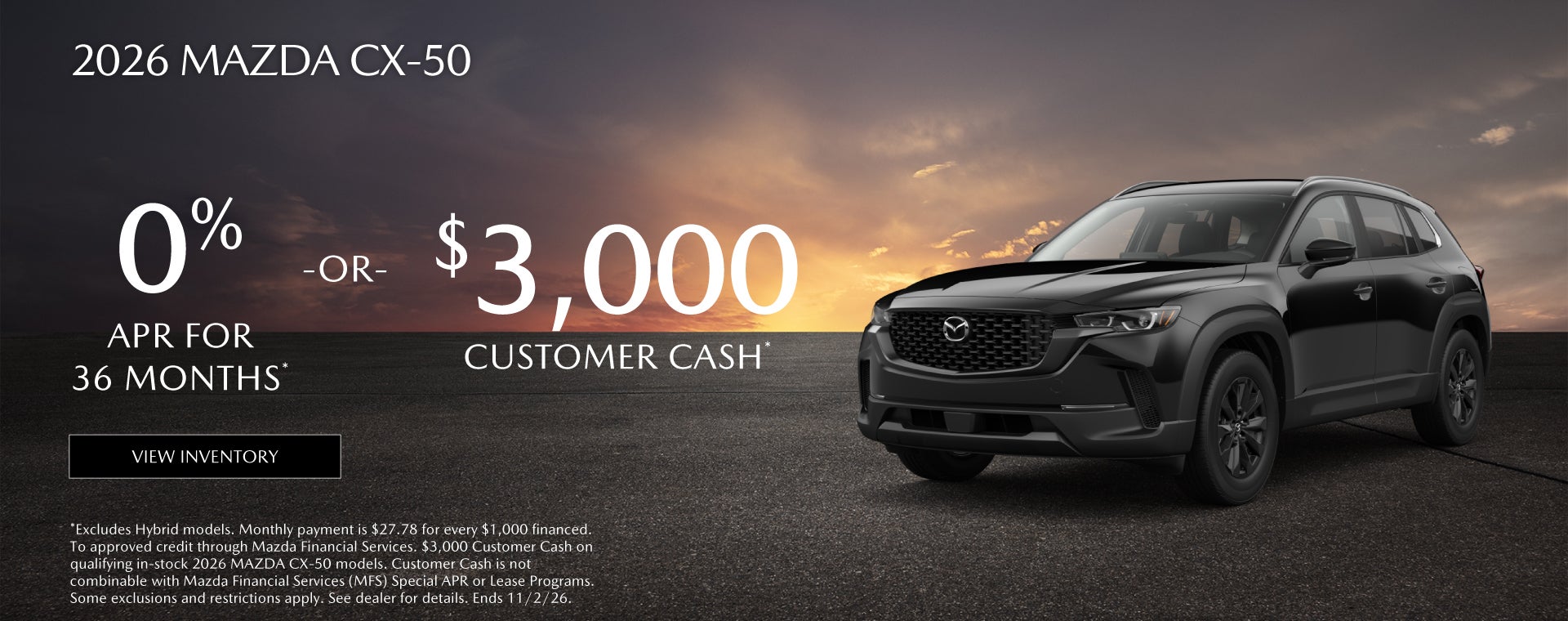 2026 Mazda CX-50 & CX-50 Hybrid