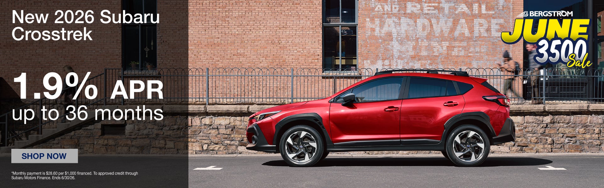 New 2026 Subaru Crosstrek