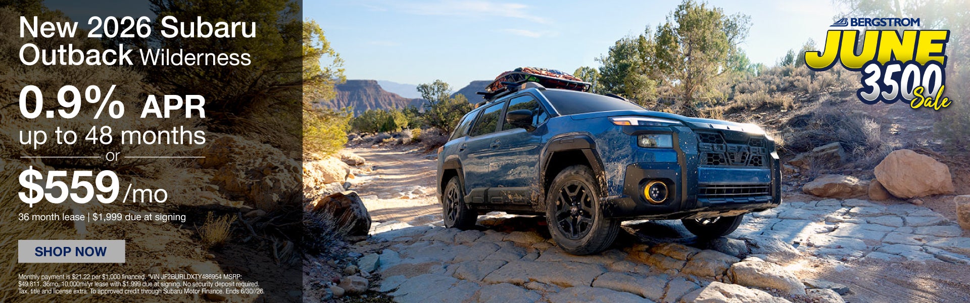 New 2026 Subaru Outback Touring