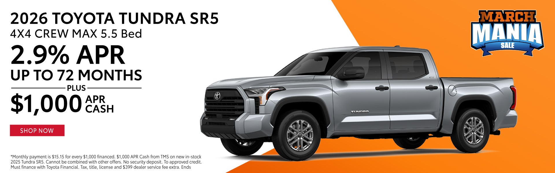 New 2026 Toyota Tundra