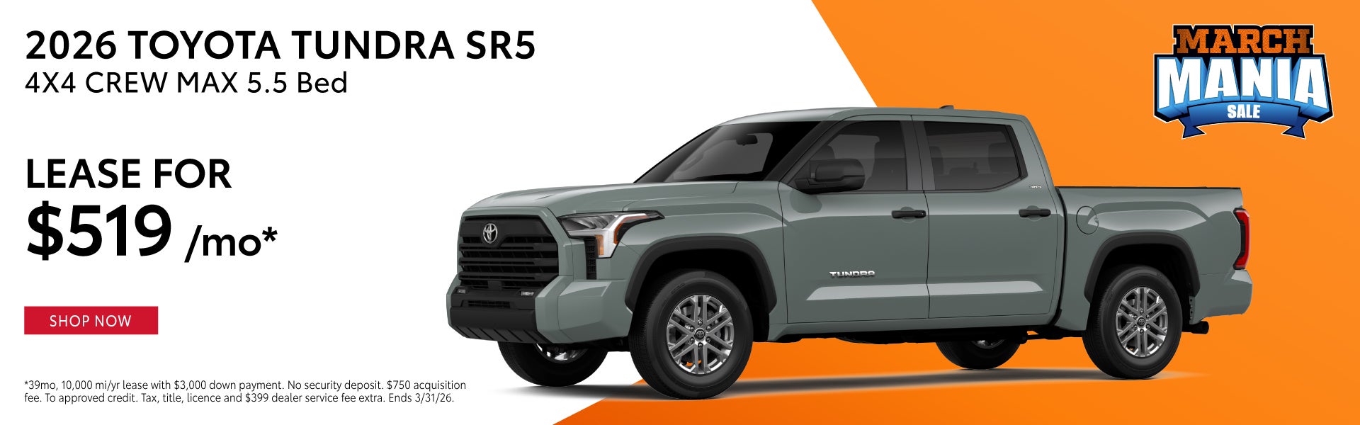 New 2026 Toyota Tundra